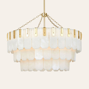 Nadia Alabaster Chandelier 30" 41"