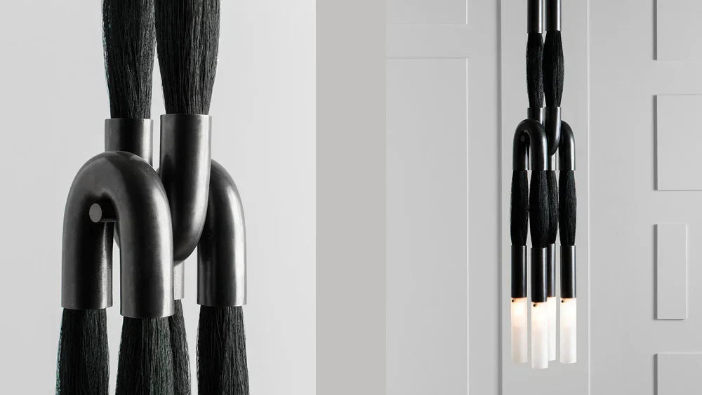 Antonia Horsehair Pendant 4-Light