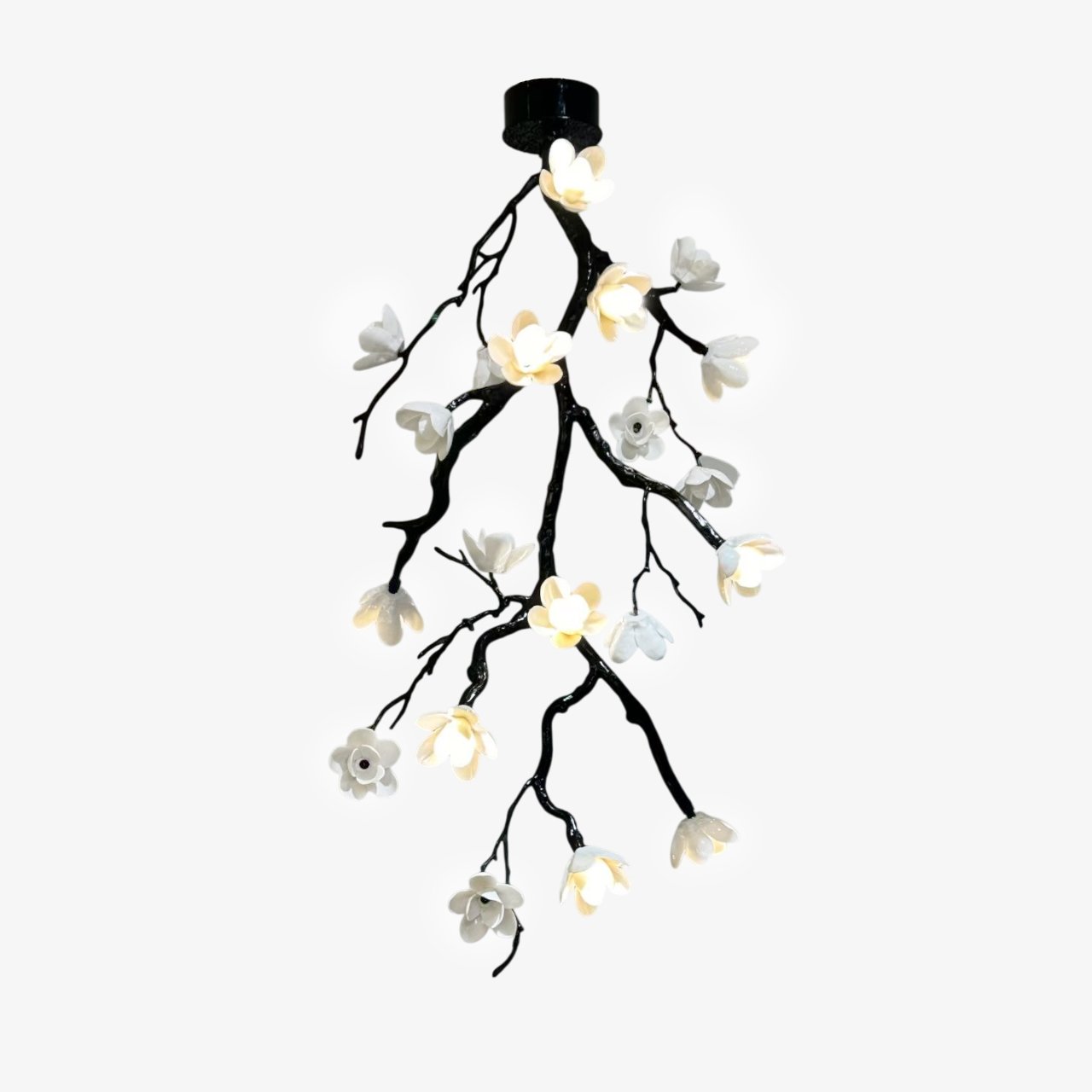 Aura Flora Large Long Branch Flower Chandelier