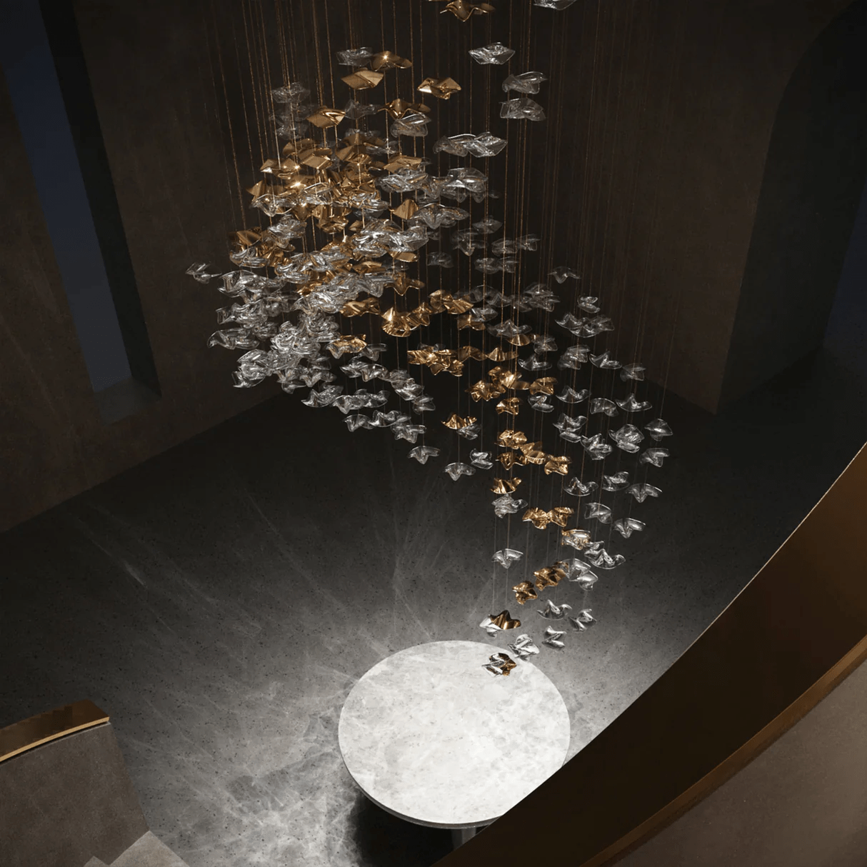 Tidal Stair Chandelier