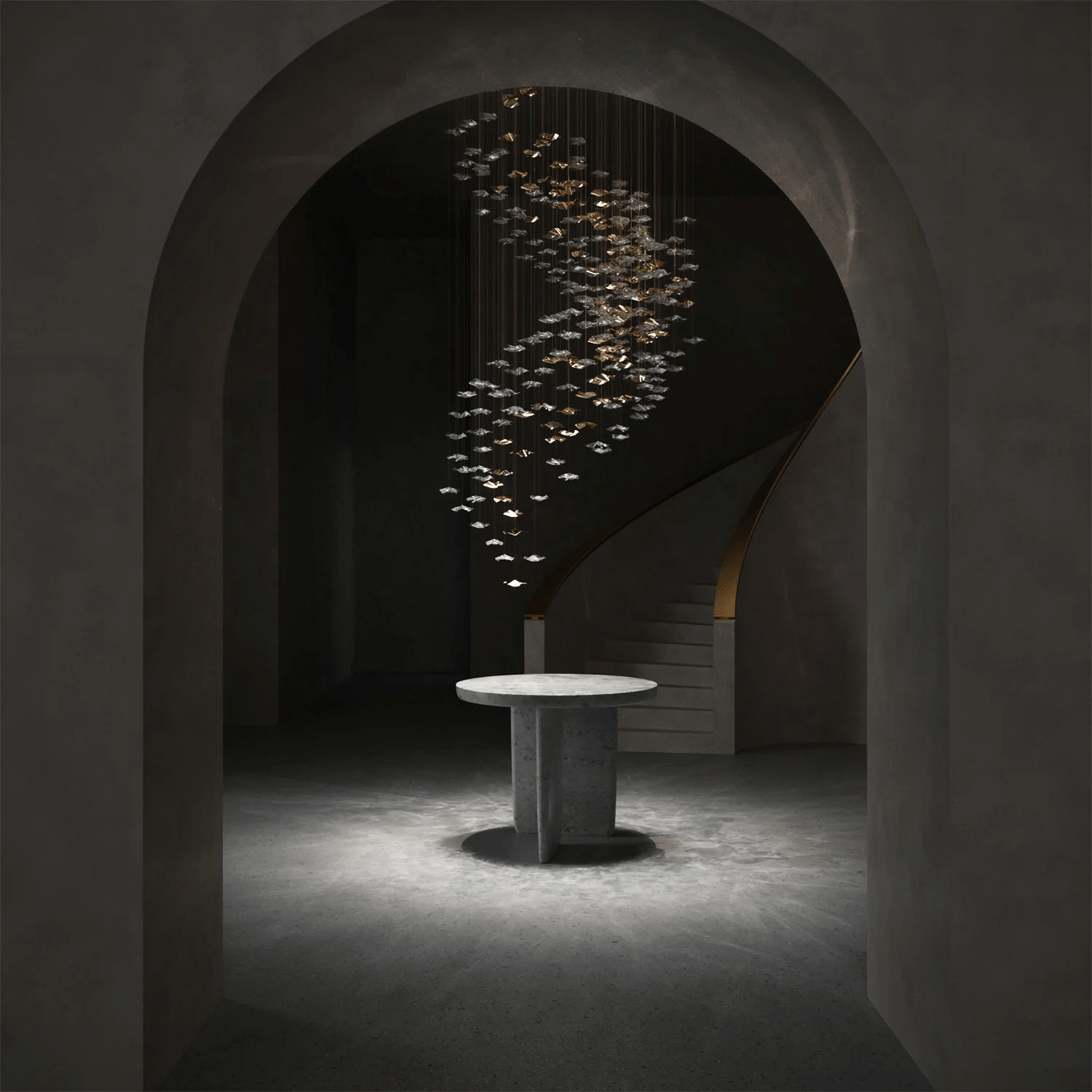 Tidal Stair Chandelier