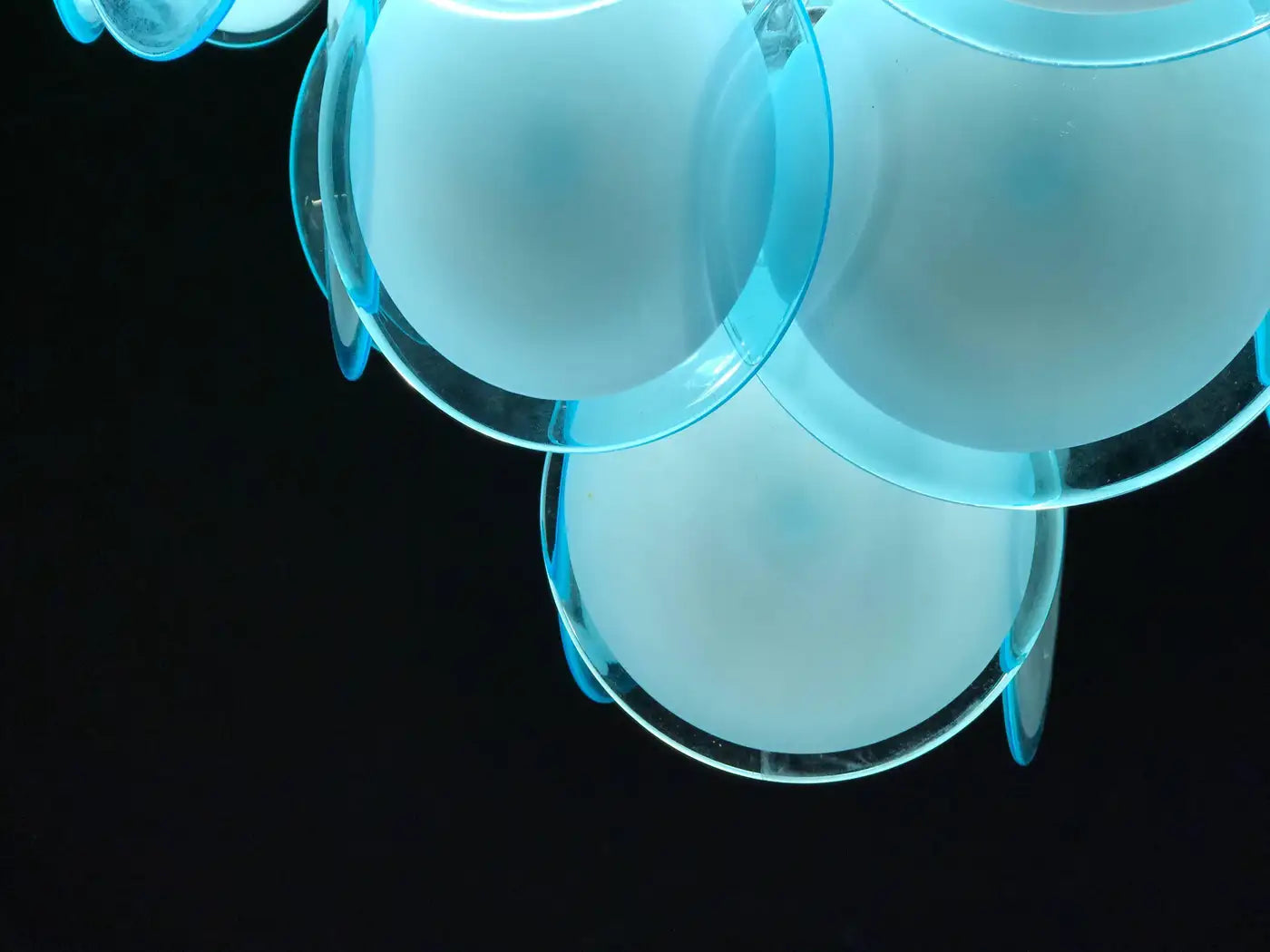 Vistosi Disc Murano Chandelier