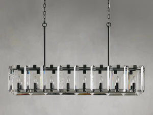 Crystal Prism Rectangular Chandelier 40''53''