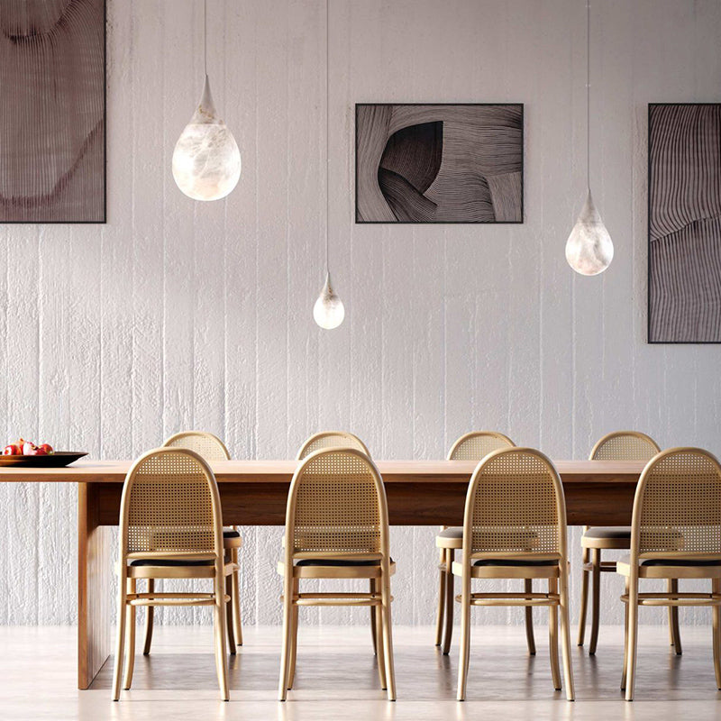 Alanbaster Pendant Lighting 7"-Vancei