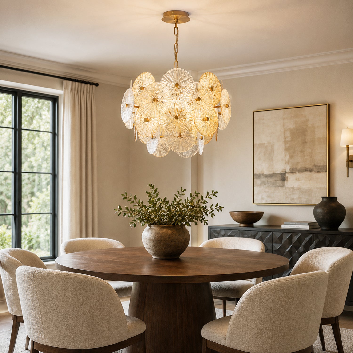Suna Pendant 6 Light 20" W