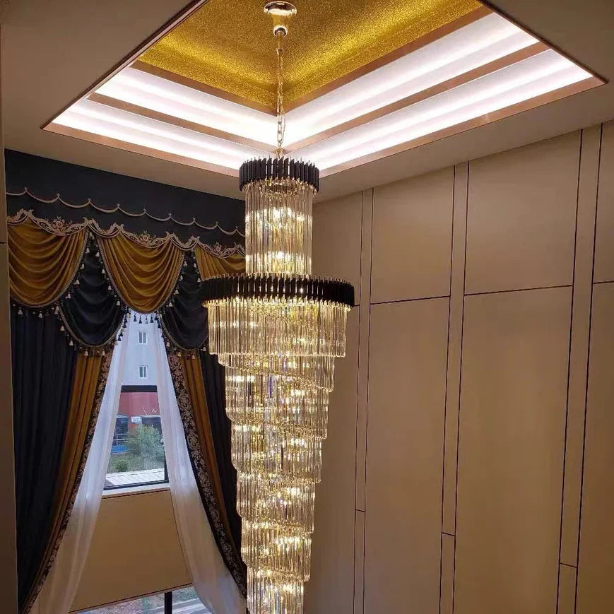Cyrus Multiple Tier Crystal Chandelier-Vancei