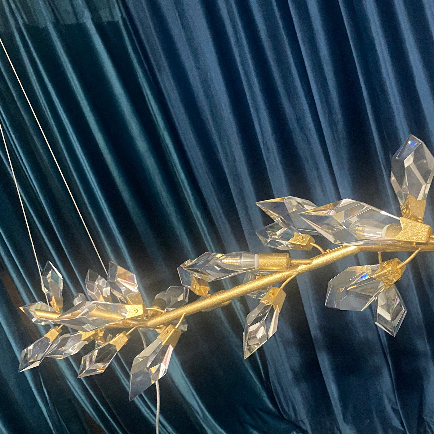 Addison 63.5“ Linear Crystal Chandelier-Vancei