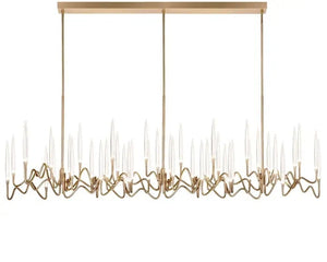 Pezzo Long Chandelier 40"W 59"W 78"W-Vancei