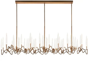 Pezzo Long Chandelier 40"W 59"W 78"W-Vancei