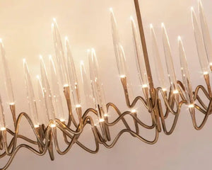 Pezzo Long Chandelier 40"W 59"W 78"W-Vancei