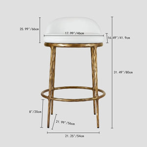 Thaddeus Bar Swivel Counter Stool-Vancei