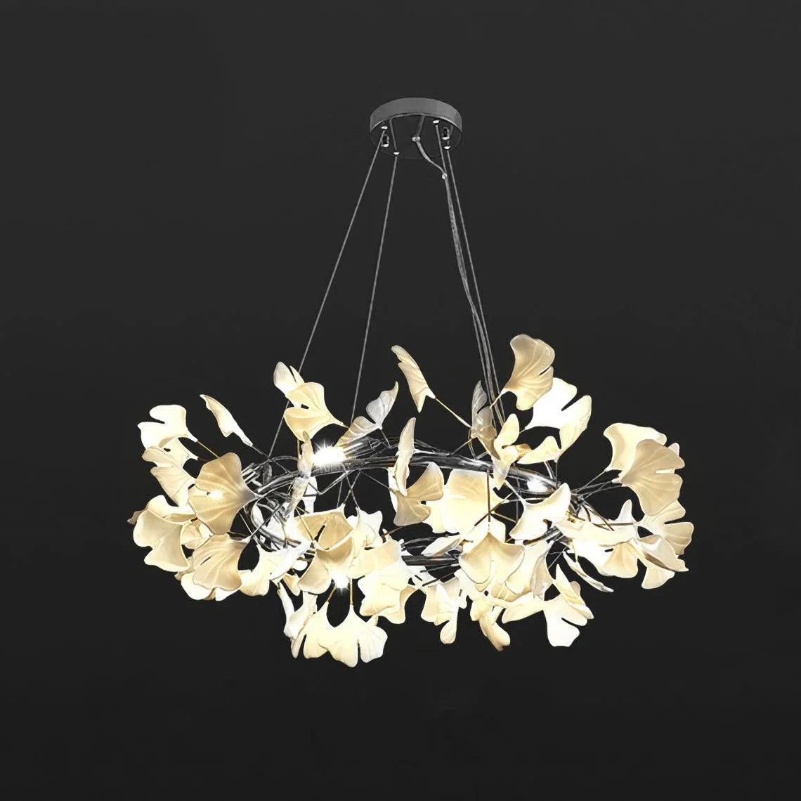 Ginkgo Chandelier O - Oasislives