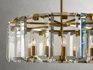 Crystal Prism Round Chandelier 5Light 7Light