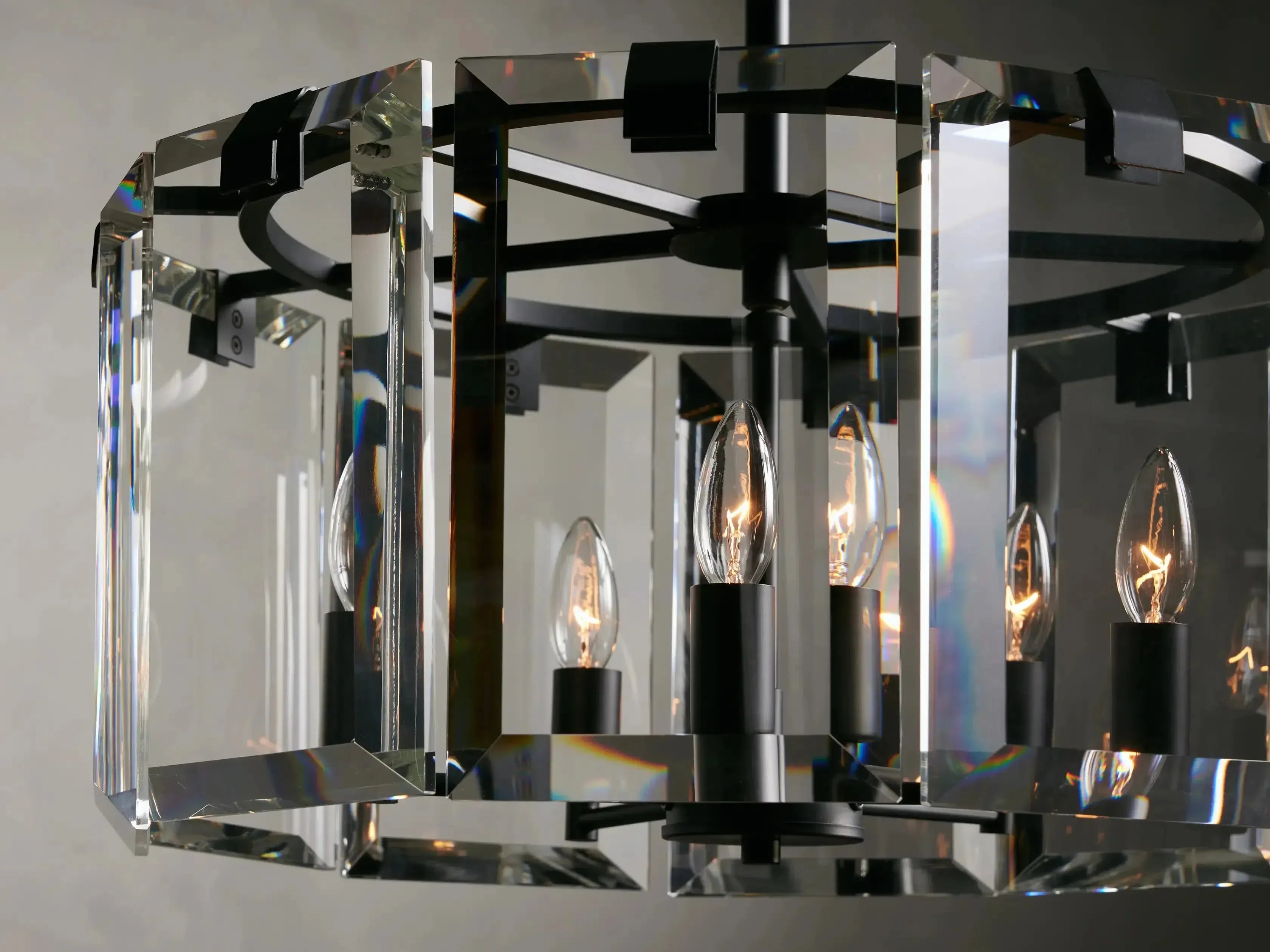 Crystal Prism Round Chandelier 5Light 7Light