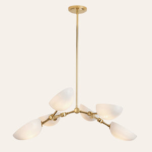 Argus Glass Chandelier 32" Width
