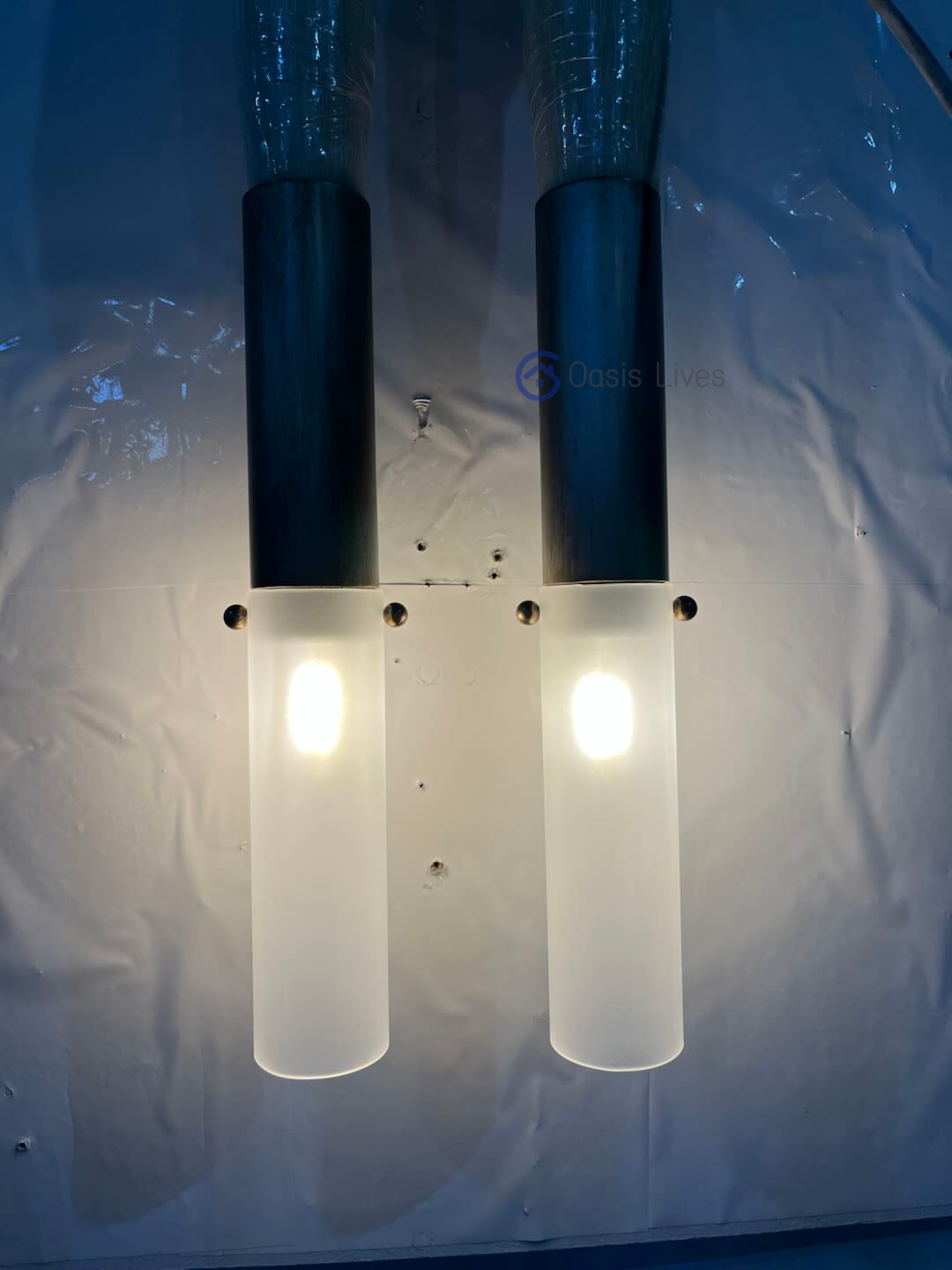 Antonia Horsehair Double Sconce
