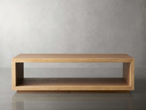 Mihaela Coffee Table in Vin Alb