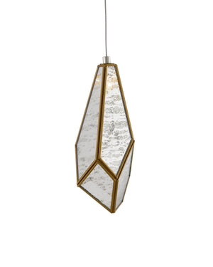 Glass Mirror 36-Light Round Multi-Drop 33'' Chandelier-Vancei