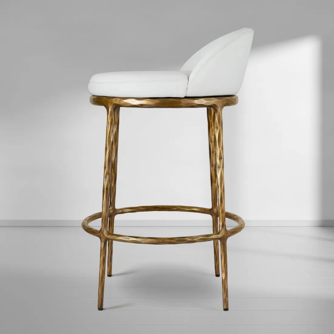 Thaddeus Bar Swivel Counter Stool-Vancei