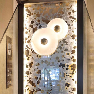 Median Alabaster Flush mount - 2 Surface