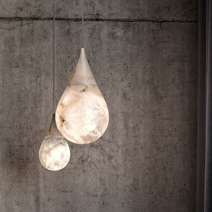 Alanbaster Pendant Lighting 7"-Vancei
