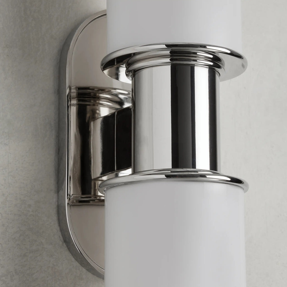 Harlin Modern Milk Glass 2-Light Wall Sconce-Vancei
