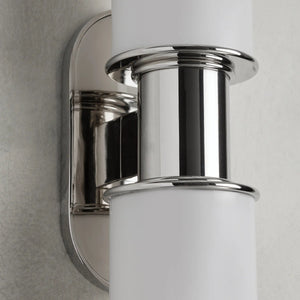 Harlin Modern Milk Glass 2-Light Wall Sconce-Vancei