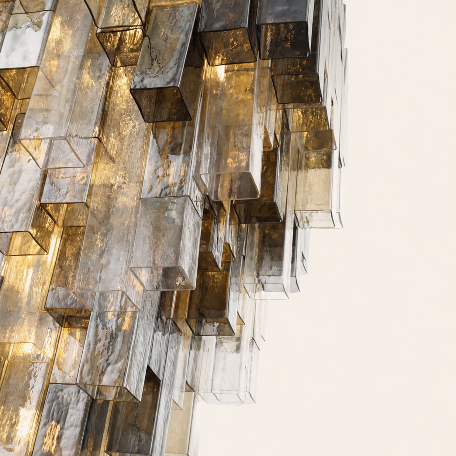 Altesa Square Glass Chandelier 46-Light