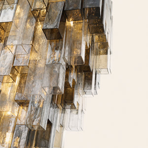 Altesa Square Glass Chandelier 46-Light