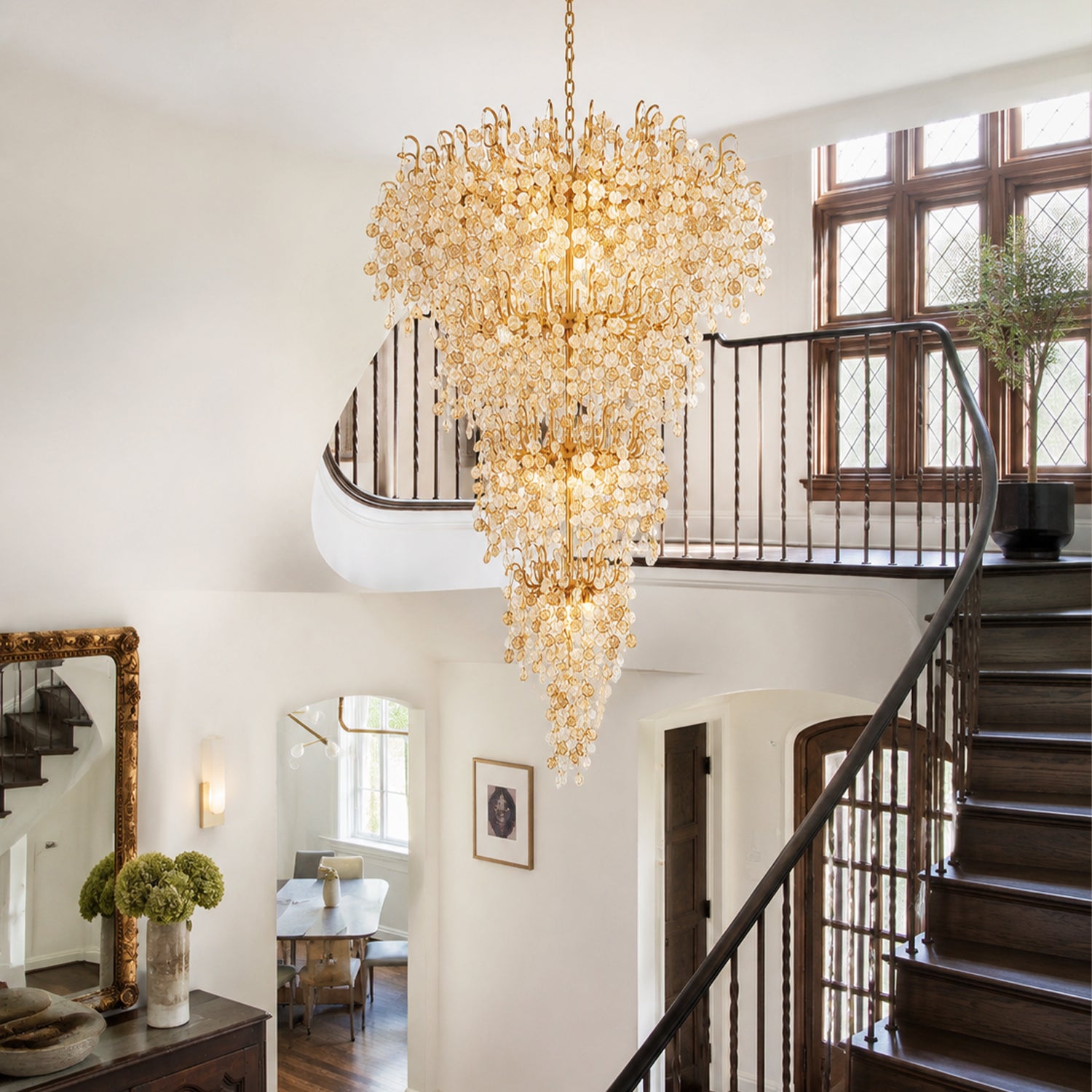 Campo Round Multi-tier Chandelier 33Light 47"W