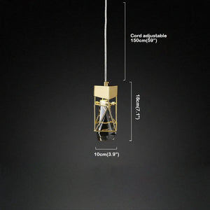 RILEY MODERN CRYSTAL PENDANT 1 LIGHTS