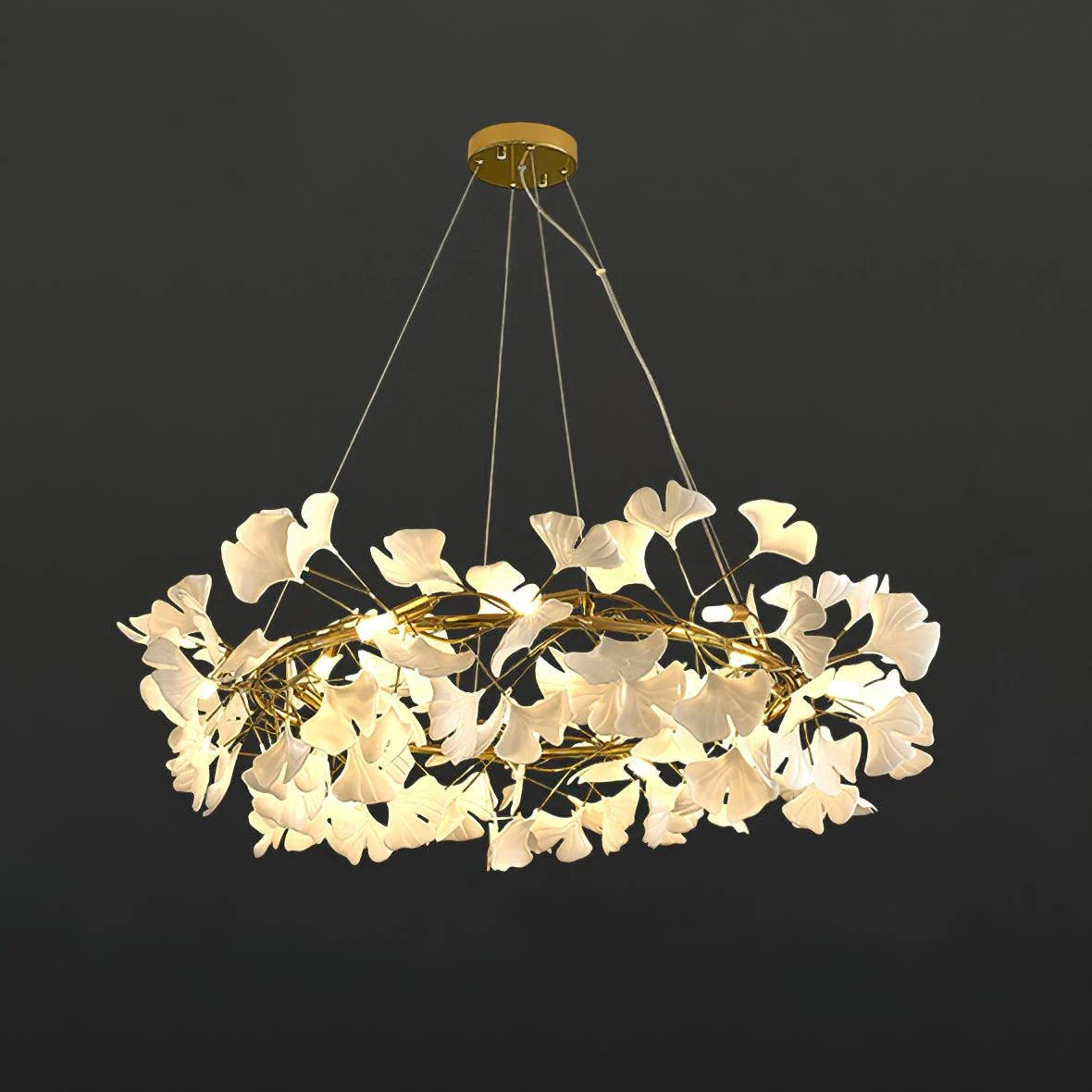 Ginkgo Chandelier O - Oasislives