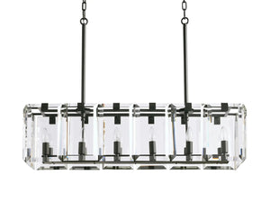Crystal Prism Rectangular Chandelier 40''53''