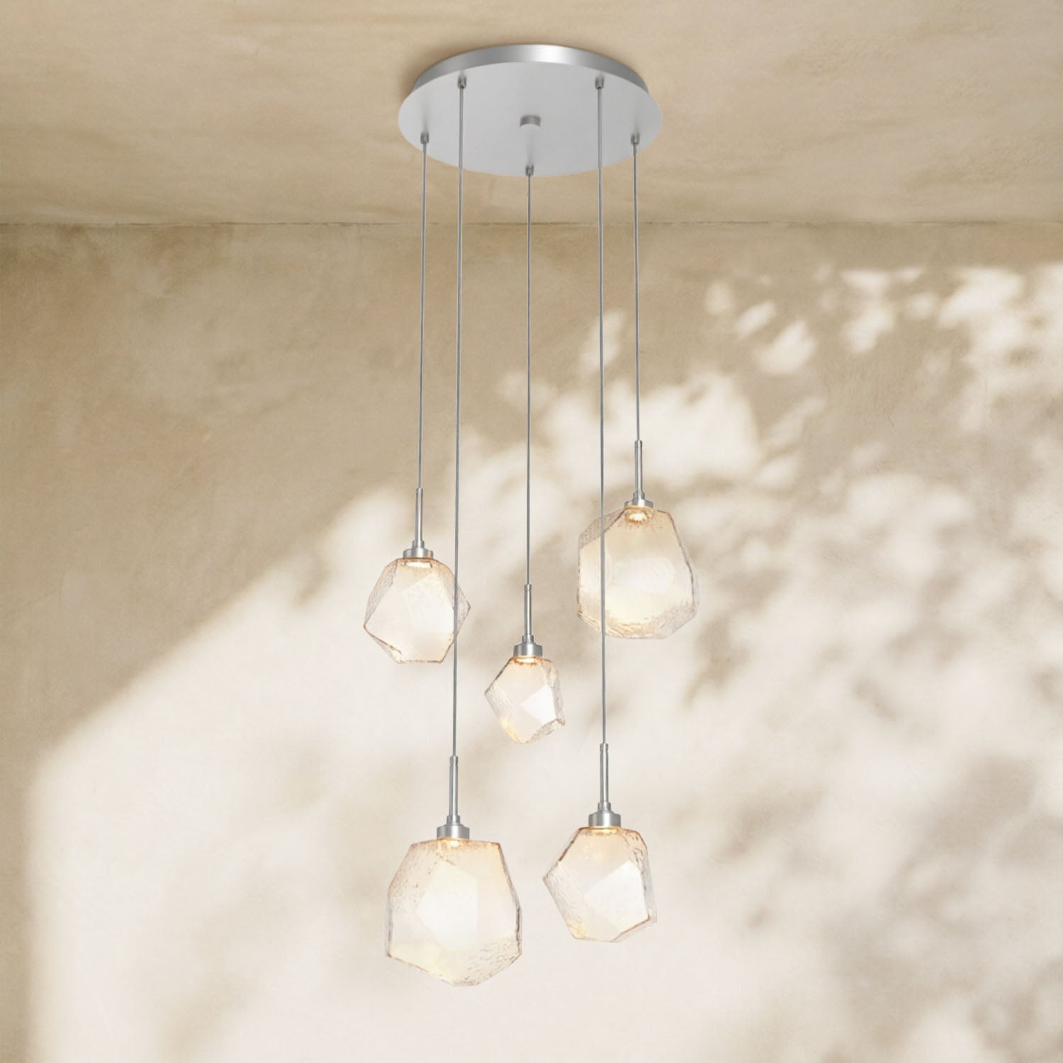Art Twisted Round Chandelier