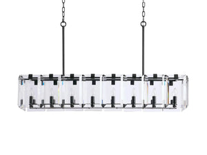 Crystal Prism Rectangular Chandelier 40''53''