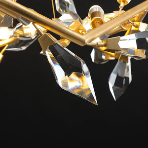 Addison 34" Crystal Chandelier-Vancei