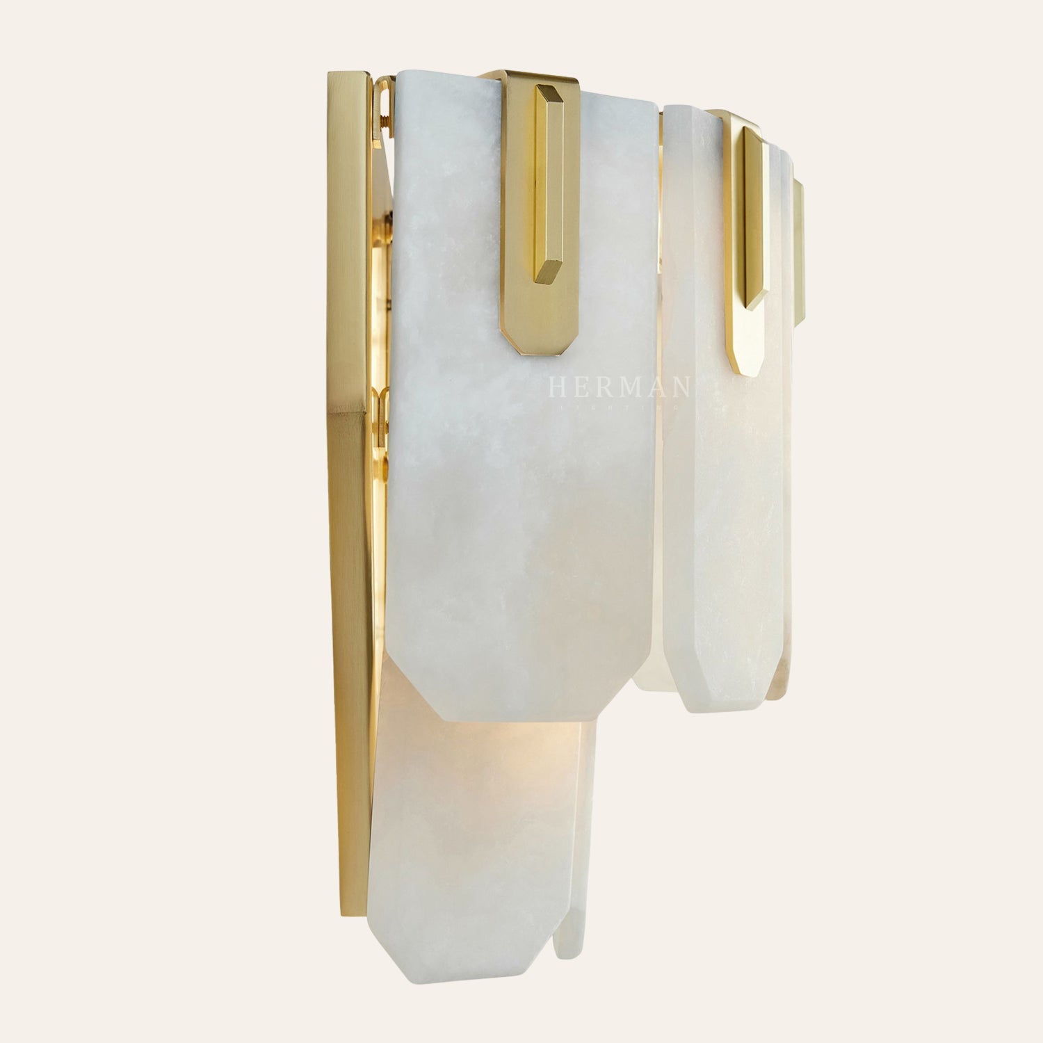 Nadia Alabaster LED Sconce