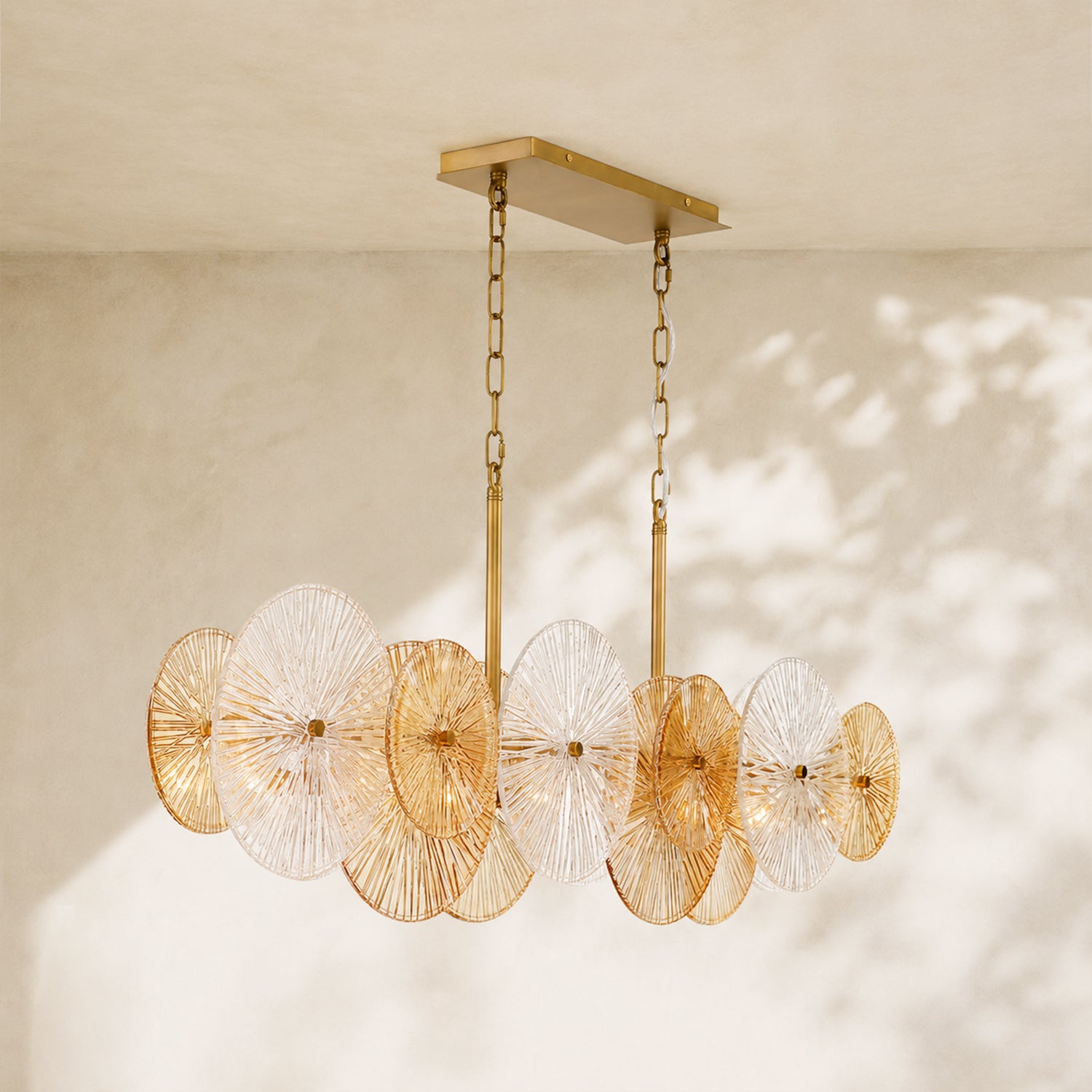 Suna Linear Chandelier 8 Light 54"W