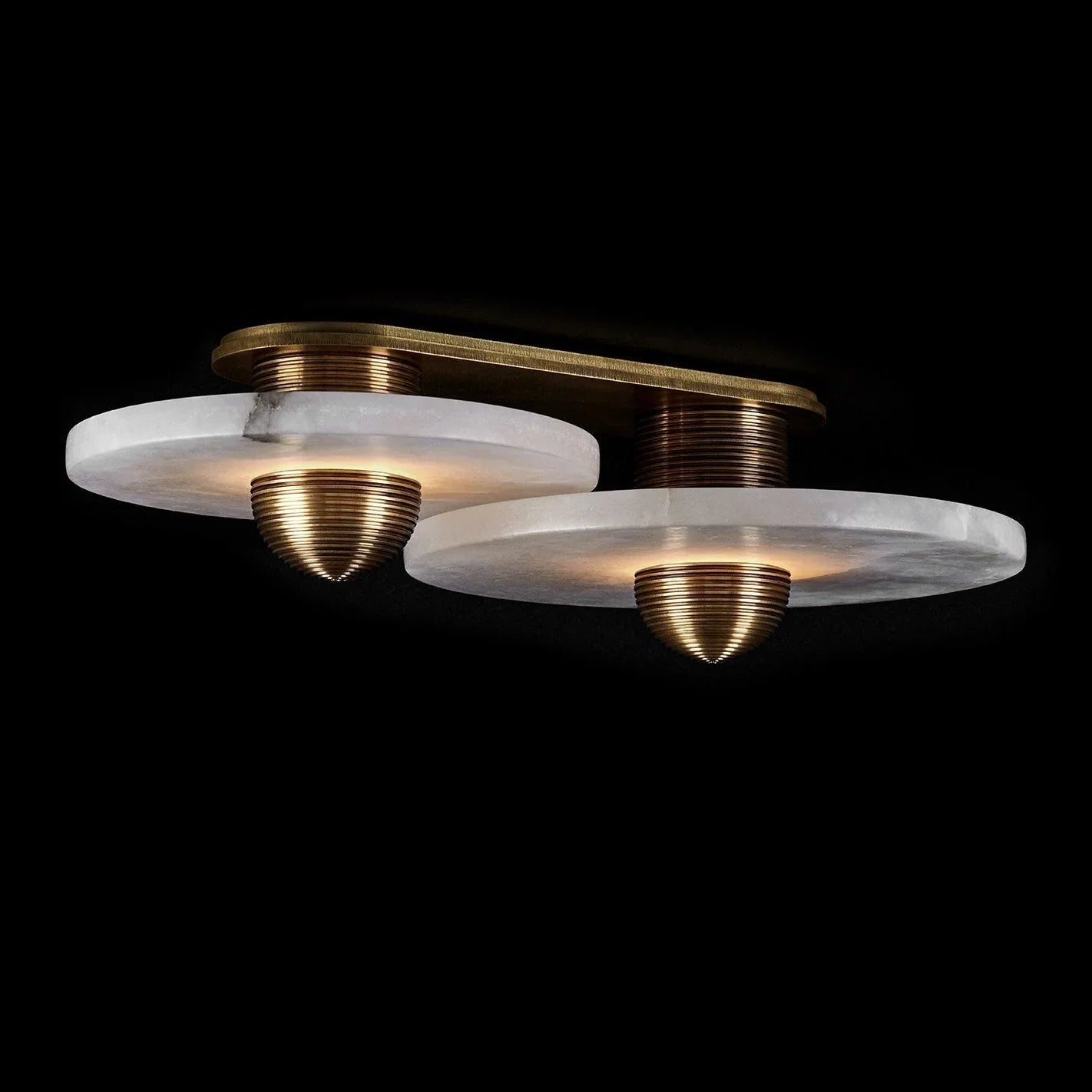 Median Alabaster Flush mount - 2 Surface