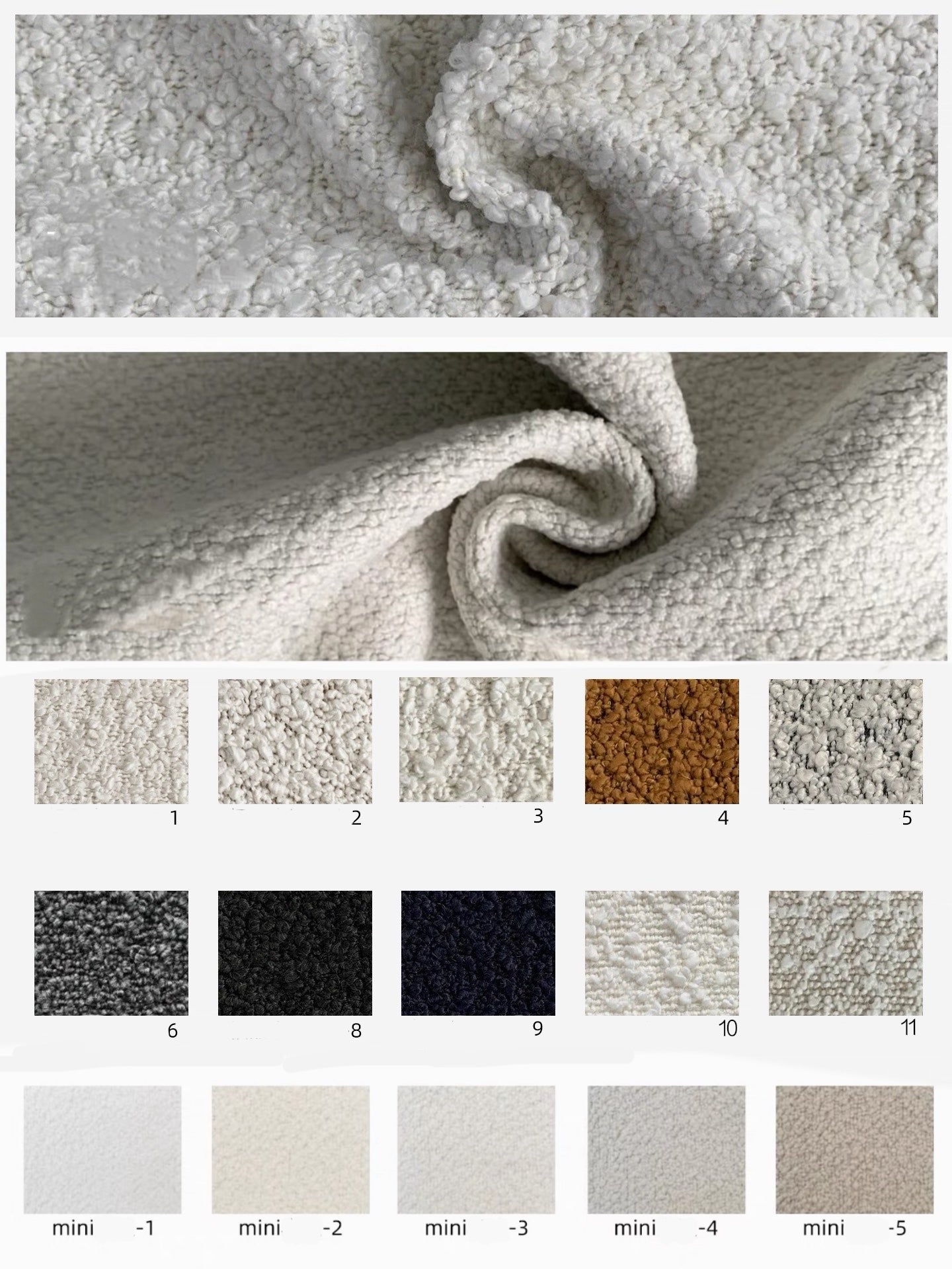Performance Boucle Fabric Sample