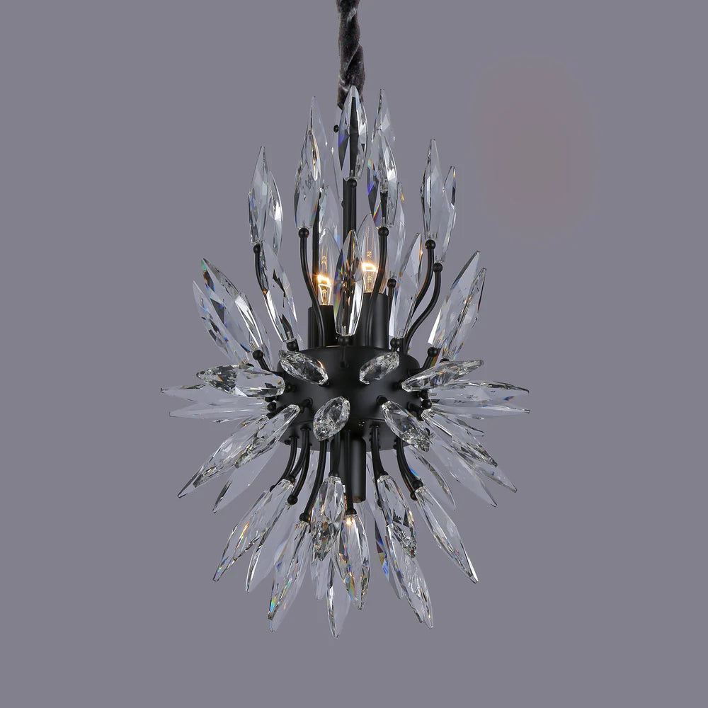 Lily Starburst Crystal Sputnik Chandelier-Vancei