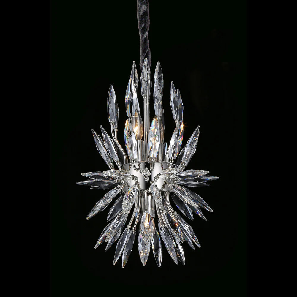 Lily Starburst Crystal Sputnik Chandelier-Vancei