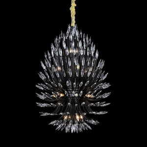 Lily Starburst Crystal Sputnik Chandelier-Vancei