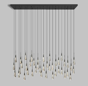 Solitaire Linear Chandelier 37"50"70"87"120"