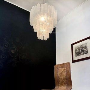 Murano Chandelier – 48 tubes – Alabaster White - Oasislives