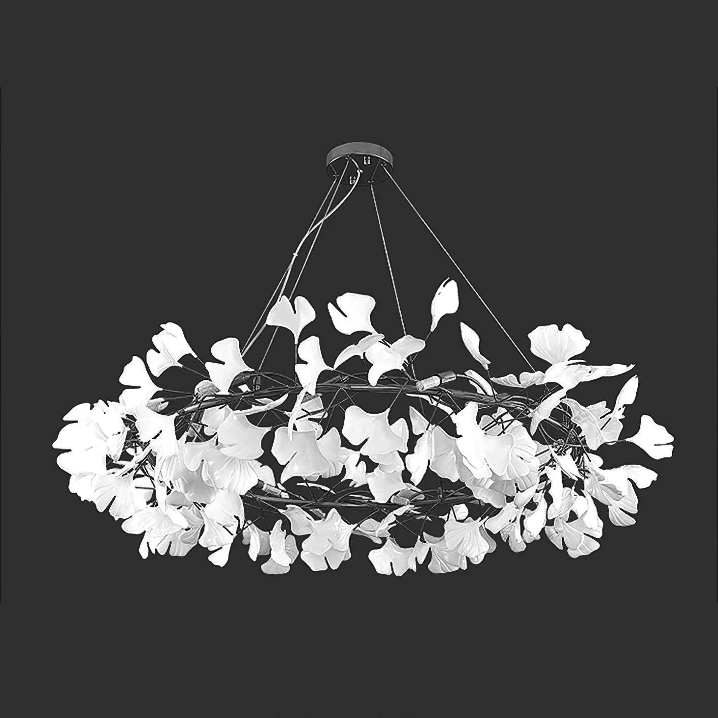 Ginkgo Chandelier O - Oasislives