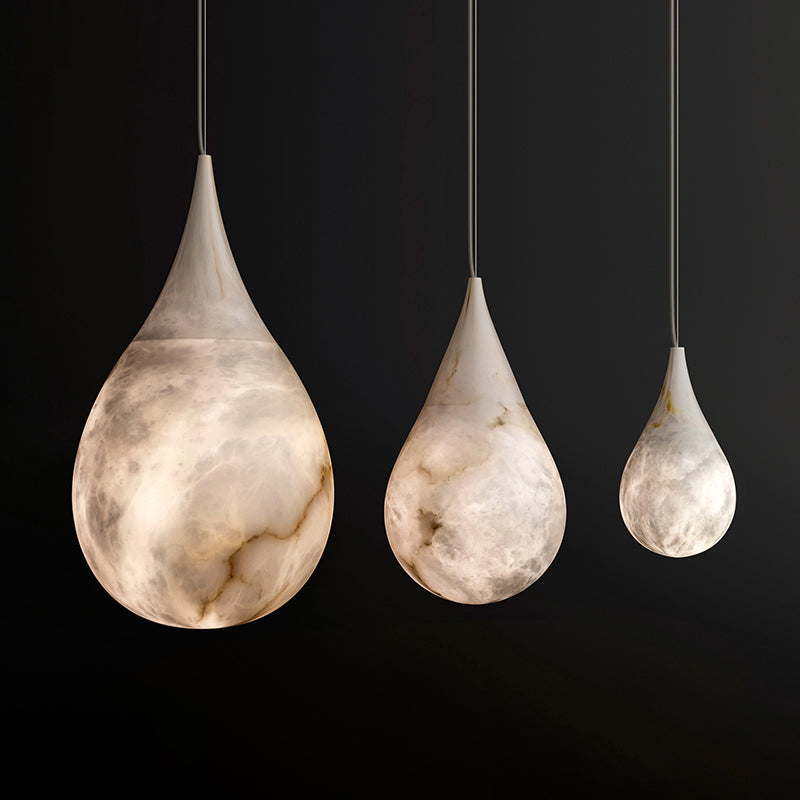 Alanbaster Pendant Lighting 7"-Vancei
