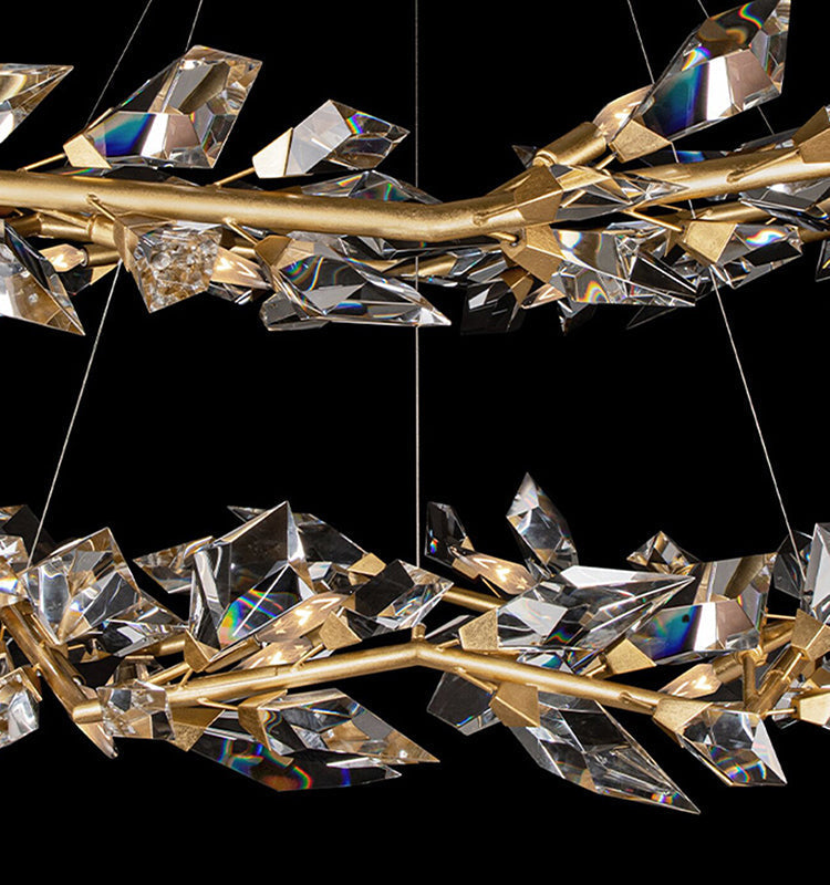 Addison 55" Round Crystal Chandelier-Vancei