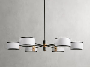 Daphne Fabric Round Chandelier