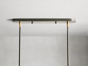 Daphne Fabric Linear Chandelier